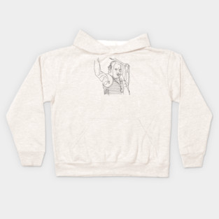 Boogie Nights: Boom-Boom Operator [Outline] Kids Hoodie