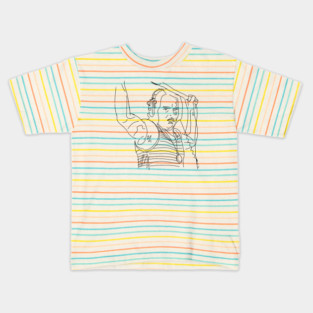 Boogie Nights: Boom-Boom Operator [Outline] Kids T-Shirt
