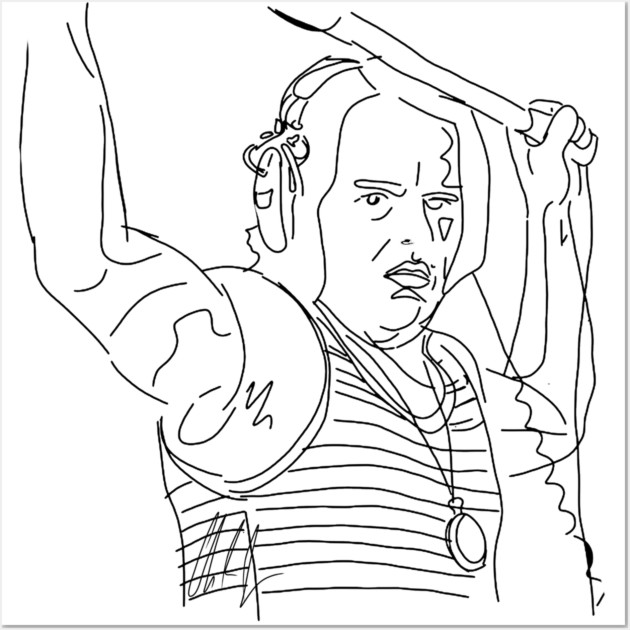 Boogie Nights: Boom-Boom Operator [Outline] Wall Art by 51Deesigns