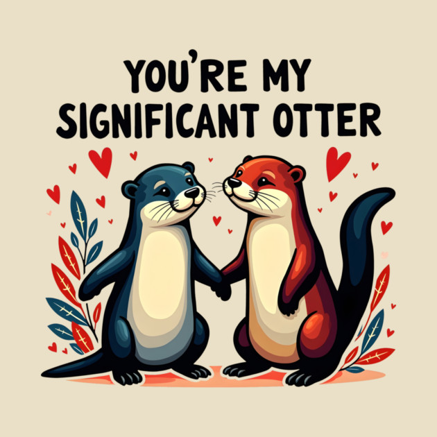 You're My Significant Otter Cute Valentine's Day Gift by Groovy Outfits