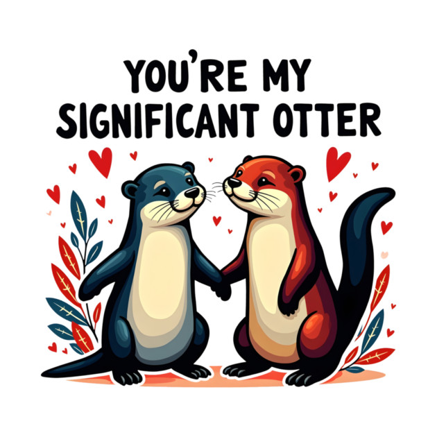 You're My Significant Otter Cute Valentine's Day Gift by Groovy Outfits