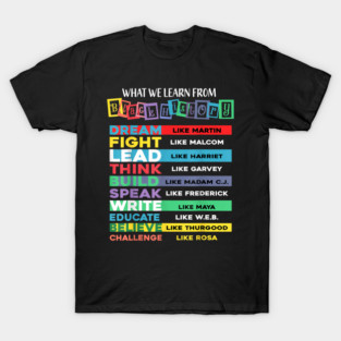 Heroes-of-Black-history T-Shirt