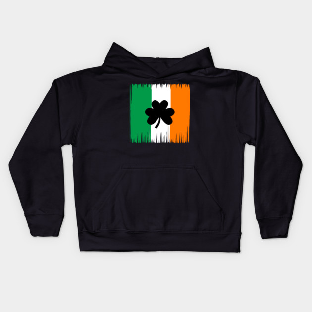 st-patricks-day Kids Hoodie by Creatifly Graphic Tees
