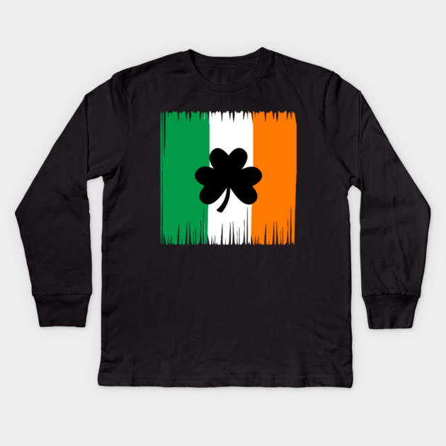 st-patricks-day Kids Long Sleeve T-Shirt by Creatifly Graphic Tees