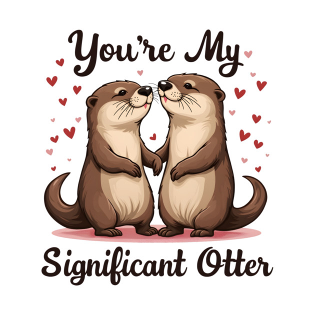 You're My Significant Otter Cute Valentine's Day Gift by Groovy Outfits