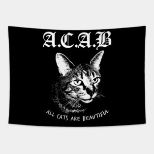 ACAB - All Cats are Beautiful Tapestry
