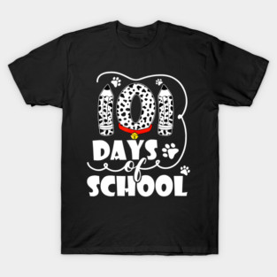 Hap101 Days School Dog 100 Days Smarter Student T-Shirt