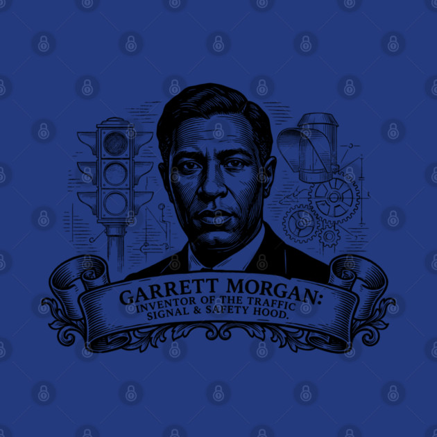 Garrett Morgan: Inventor of the Traffic Signal & Safety Hood by UrbanLifeApparel