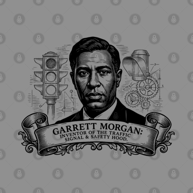 Garrett Morgan: Inventor of the Traffic Signal & Safety Hood by UrbanLifeApparel