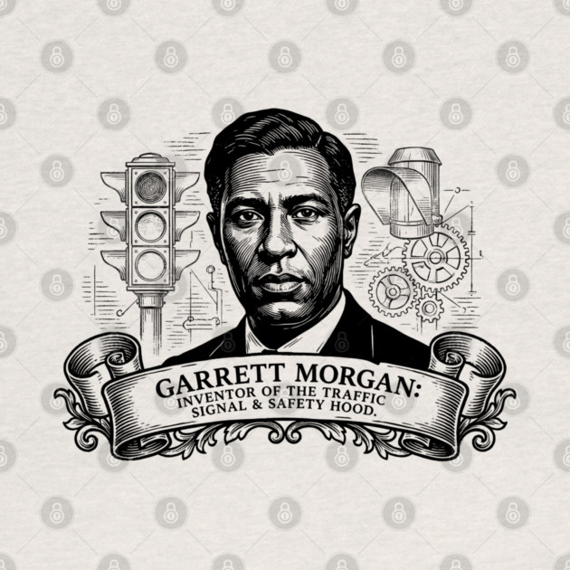 Garrett Morgan: Inventor of the Traffic Signal & Safety Hood by UrbanLifeApparel