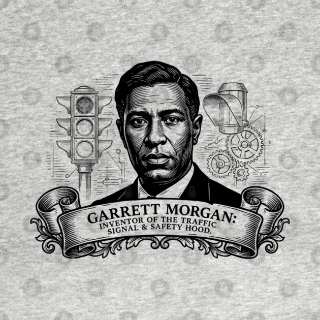 Garrett Morgan: Inventor of the Traffic Signal & Safety Hood by UrbanLifeApparel