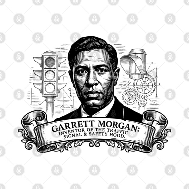 Garrett Morgan: Inventor of the Traffic Signal & Safety Hood by UrbanLifeApparel