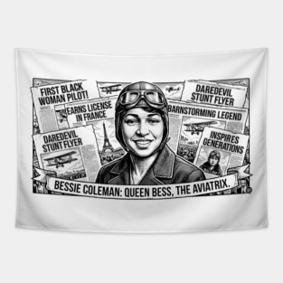 Bessie Coleman: Queen Bess, The Aviatrix Tapestry