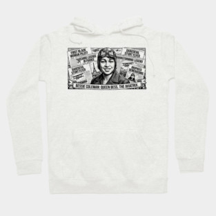 Bessie Coleman: Queen Bess, The Aviatrix Hoodie