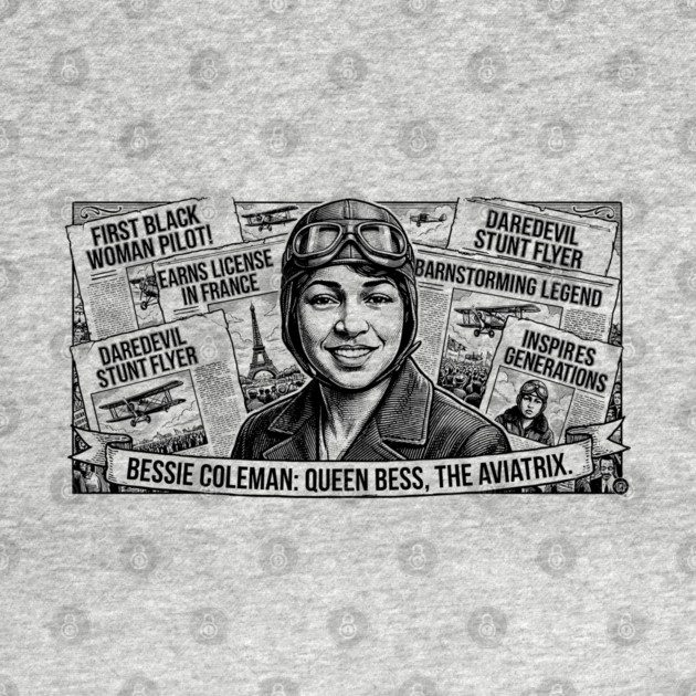 Bessie Coleman: Queen Bess, The Aviatrix by UrbanLifeApparel