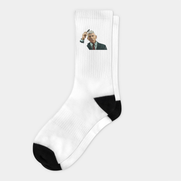 One Battle After Another: Spit Comb Lockjaw Socks by 51Deesigns