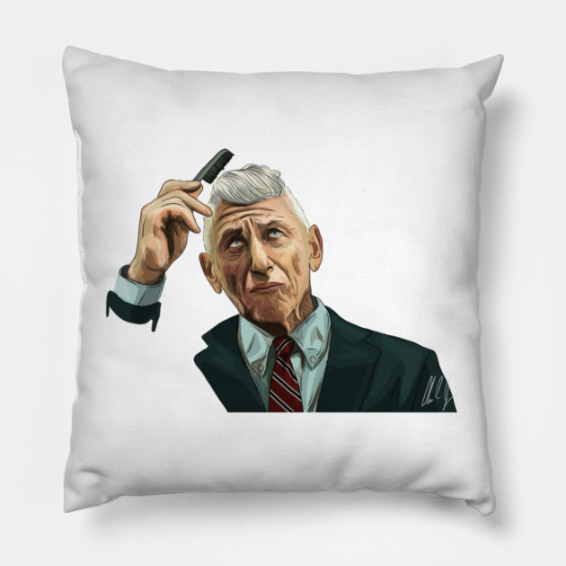 One Battle After Another: Spit Comb Lockjaw Pillow by 51Deesigns