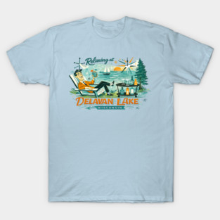 Relaxing at Delavan Lake T-Shirt