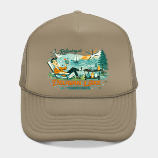 Relaxing at Delavan Lake Hat