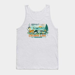Relaxing at Delavan Lake Tank Top