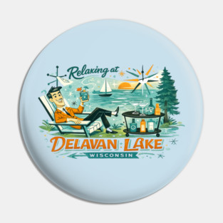 Relaxing at Delavan Lake Pin