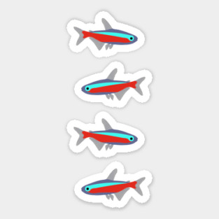 neon tetra Sticker