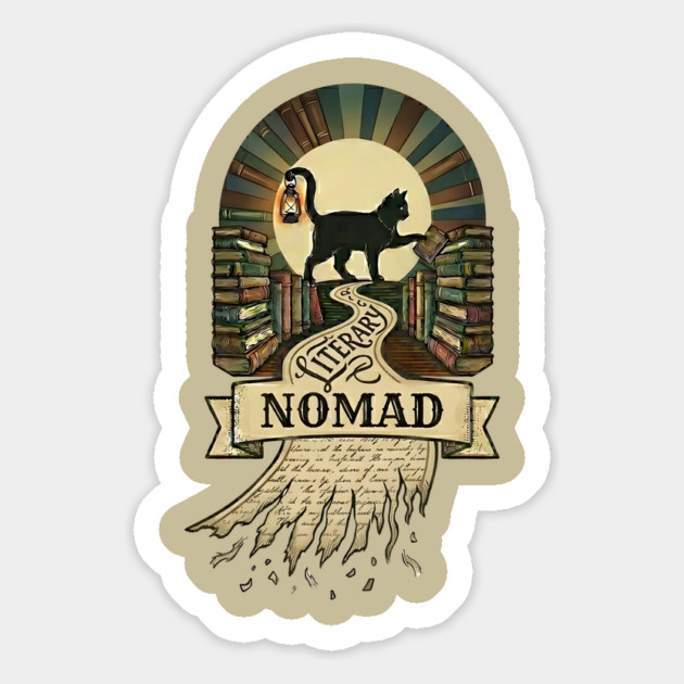 LITERARY NOMAD Magnet by Cataura