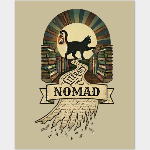 LITERARY NOMAD Wall Art by Cataura