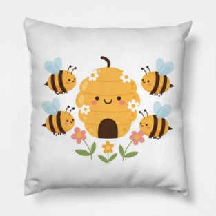 Beekeeping Earth Day Pillow