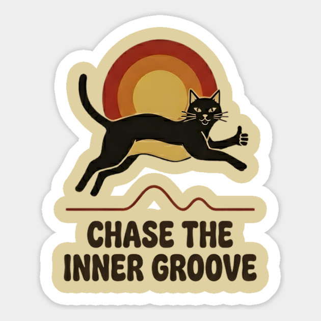 CHASE THE INNER GROOVE Magnet by Cataura