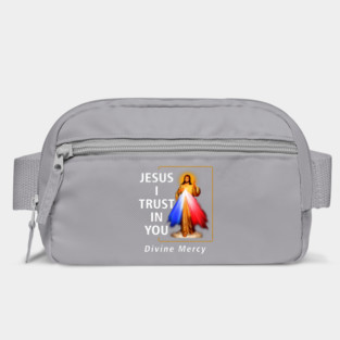 Jesus I Trust In You Divine Mercy Catholic Graphic Christian Faith Blessed Bag