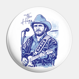 The Hag ----- Original Retro Fan Design Pin