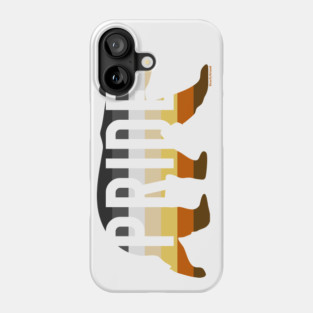 Bear Pride Month Celebrate Diversity Gay Bear | BearlyBrand Phone Case