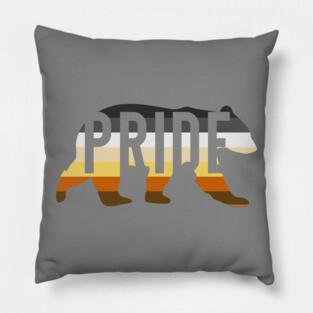 Bear Pride Month Celebrate Diversity Gay Bear | BearlyBrand Pillow