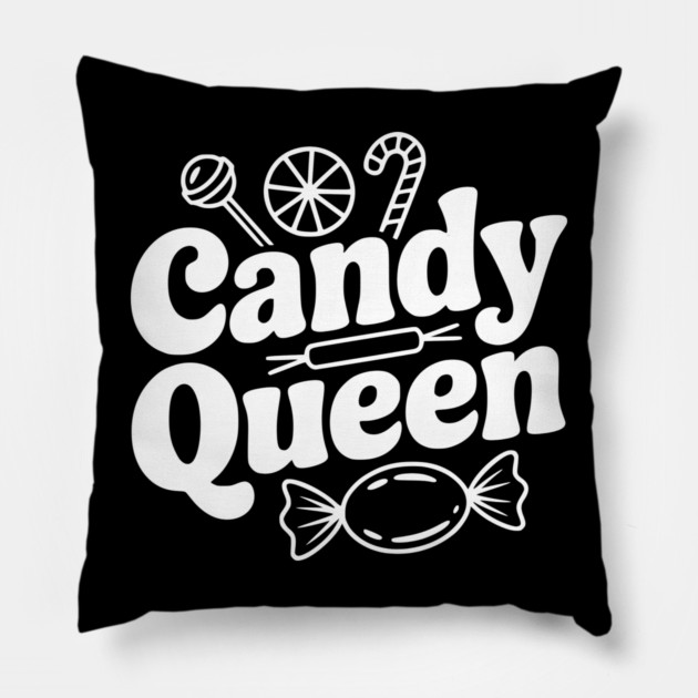 Candy Queen Pillow by Frank Ring