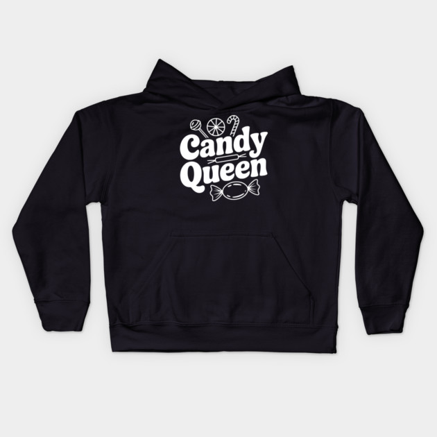Candy Queen Kids Hoodie by Frank Ring