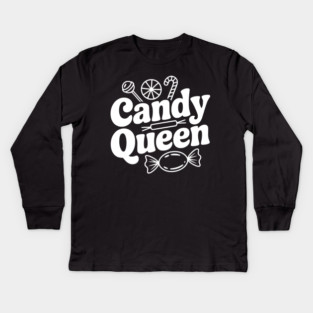Candy Queen Kids Long Sleeve T-Shirt
