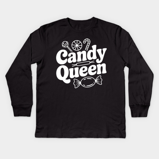 Candy Queen Kids Long Sleeve T-Shirt by Frank Ring