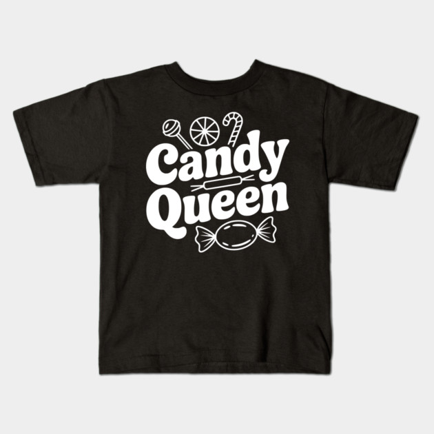 Candy Queen Kids T-Shirt by Frank Ring