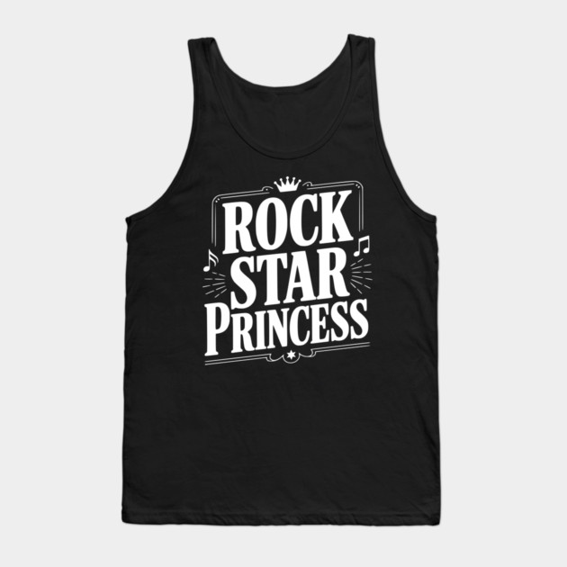 Rock Star Princess Tank Top by Frank Ring