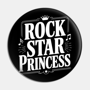 Rock Star Princess Pin