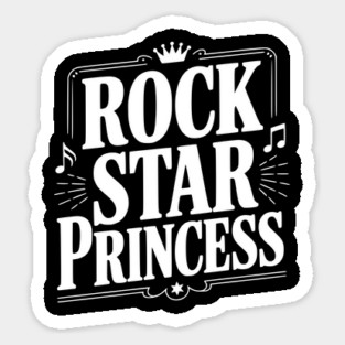 Rock Star Princess Sticker