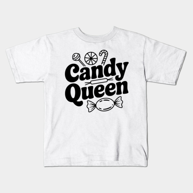 Candy Queen Kids T-Shirt by Frank Ring