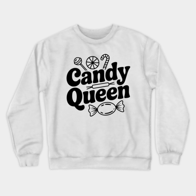 Candy Queen Crewneck Sweatshirt by Frank Ring
