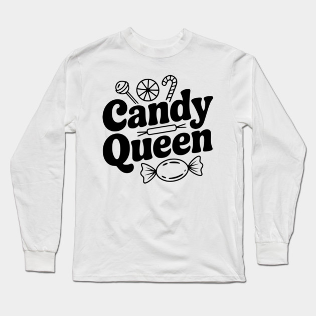 Candy Queen Long Sleeve T-Shirt by Frank Ring