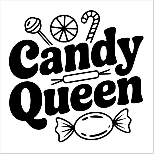 Candy Queen Wall Art by Frank Ring