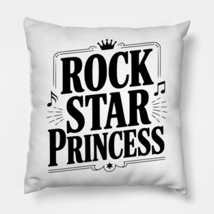 Rock Star Princess Pillow
