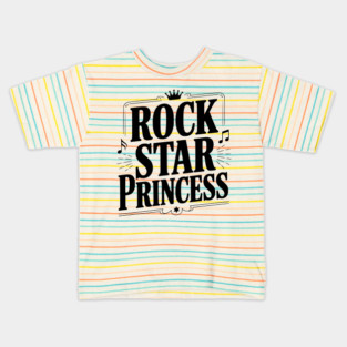 Rock Star Princess Kids T-Shirt