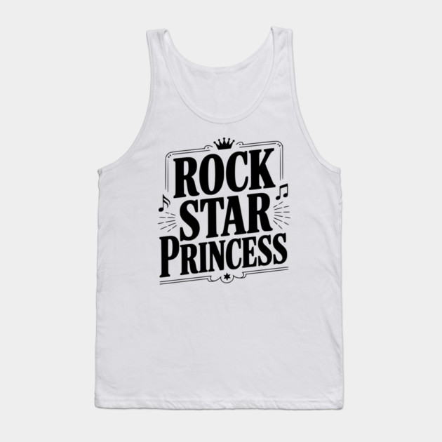 Rock Star Princess Tank Top by Frank Ring