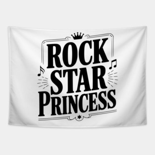 Rock Star Princess Tapestry